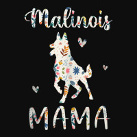 Malinois Mama Floral Dog Mom Love Tank Top Crop Top | Artistshot