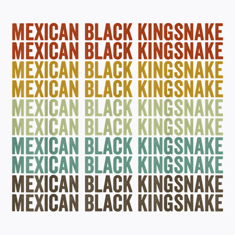 Mexican Black Kingsnake Retro T Shirt T-shirt | Artistshot