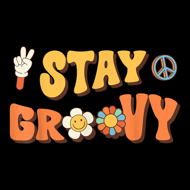 Stay Groovy Wavy Hippie Boho Retro Positive And Peace T Shirt Lightweight Hoodie | Artistshot