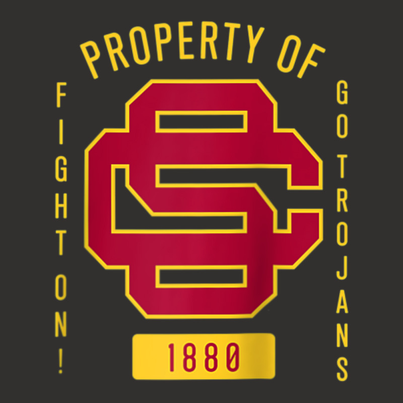 Usc Fight On! Sc Interlock Go Trojans Gold Cardinal Fill Champion Hoodie by Kandurip541 | Artistshot