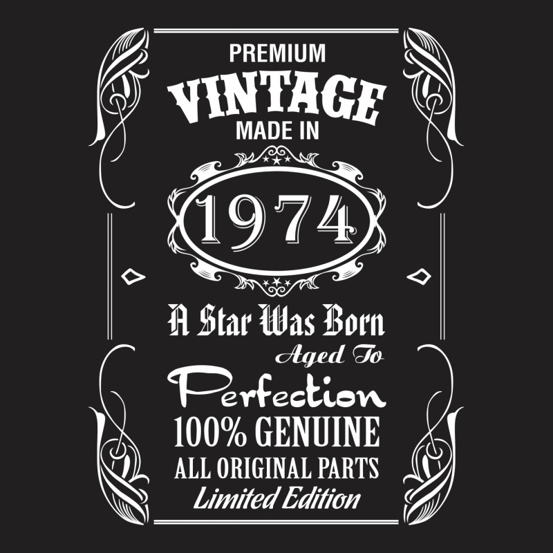 Premium Vintage Made In 1974 T-shirt | Artistshot