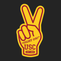 Usc Fight On! V Hand 1880 3/4 Sleeve Shirt | Artistshot