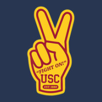 Usc Fight On! V Hand 1880 Men Denim Jacket | Artistshot