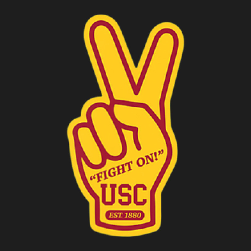 Usc Fight On! V Hand 1880 Classic T-shirt by Kandurip541 | Artistshot