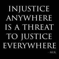 Injustice Anywhere Is A Threat To Justice Everywhere Front Legging | Artistshot