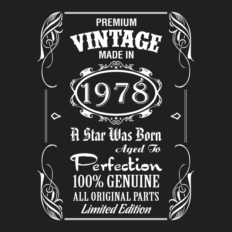Premium Vintage Made In 1978 T-shirt | Artistshot