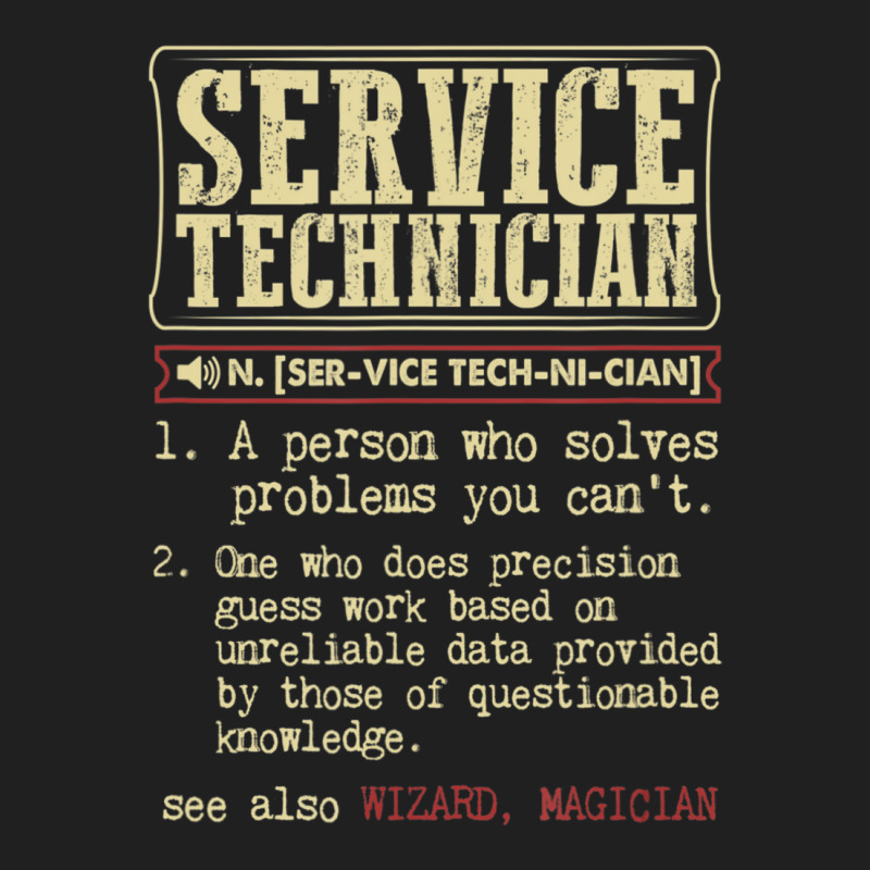 Service Technician Dictionary Term Drawstring Bags | Artistshot