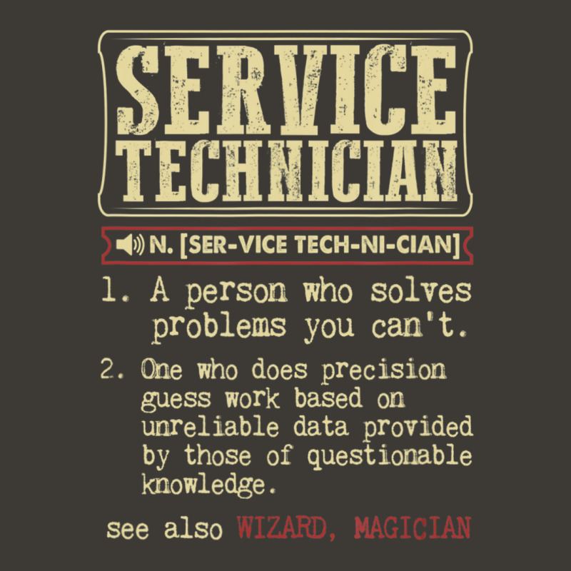 Service Technician Dictionary Term Bucket Hat | Artistshot