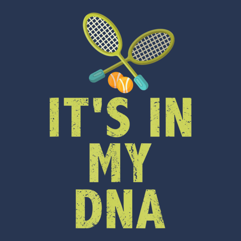 It's In My Dna Passionate Tennis Player Quote Ladies Denim Jacket by cm-arts | Artistshot