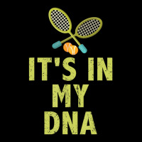 It's In My Dna Passionate Tennis Player Quote Cropped Hoodie | Artistshot