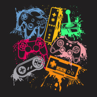 Video Game Console Controllers Retro 80's 90's Arcade Gamer T-shirt | Artistshot