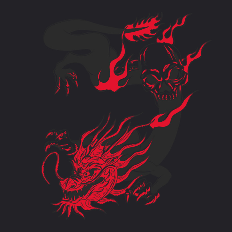 Dragon Black And Red Youth Tee by Kenlofu52 | Artistshot