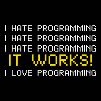 I Hate Programming, Its Work! I Love! Toddler 3/4 Sleeve Tee | Artistshot