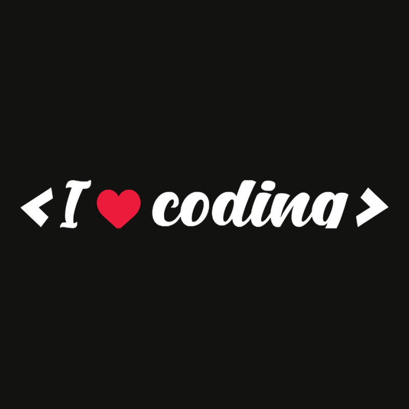 I Love Coding - Programmers T-shirt Scorecard Crop Tee by fenderbendable | Artistshot