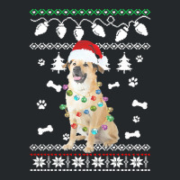 Chinook Dog Dog Santa Hat Ugly Christmas Sweater Happy Holidays Season Crewneck Sweatshirt | Artistshot