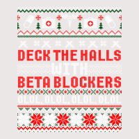 Deck The Halls Beta Blockers Nurse Christmas Ugly Sweater Long Sleeve Pocket T-shirt | Artistshot