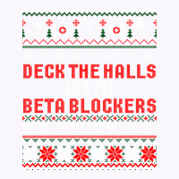 Deck The Halls Beta Blockers Nurse Christmas Ugly Sweater Long Sleeve Tank Top | Artistshot