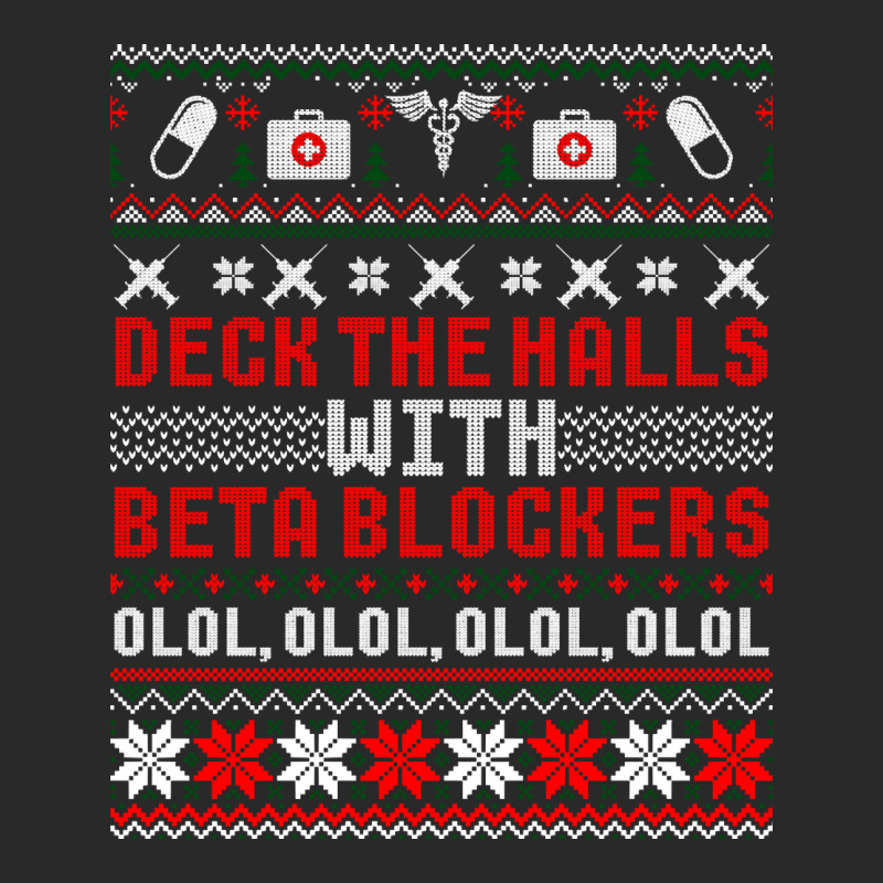 Deck The Halls Beta Blockers Nurse Christmas Ugly Sweater Long Sleeve Toddler T-shirt by cm-arts | Artistshot