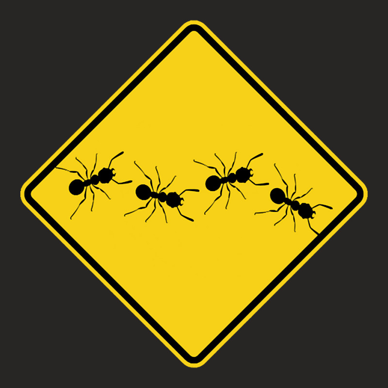 Ants Warning Sign Ladies Fitted T-Shirt by Kosdapen517 | Artistshot