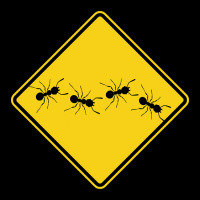 Ants Warning Sign Long Sleeve Shirts | Artistshot