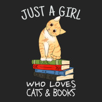 Just A Girl Who Loves Books And Cats Reading Unisex Hoodie | Artistshot