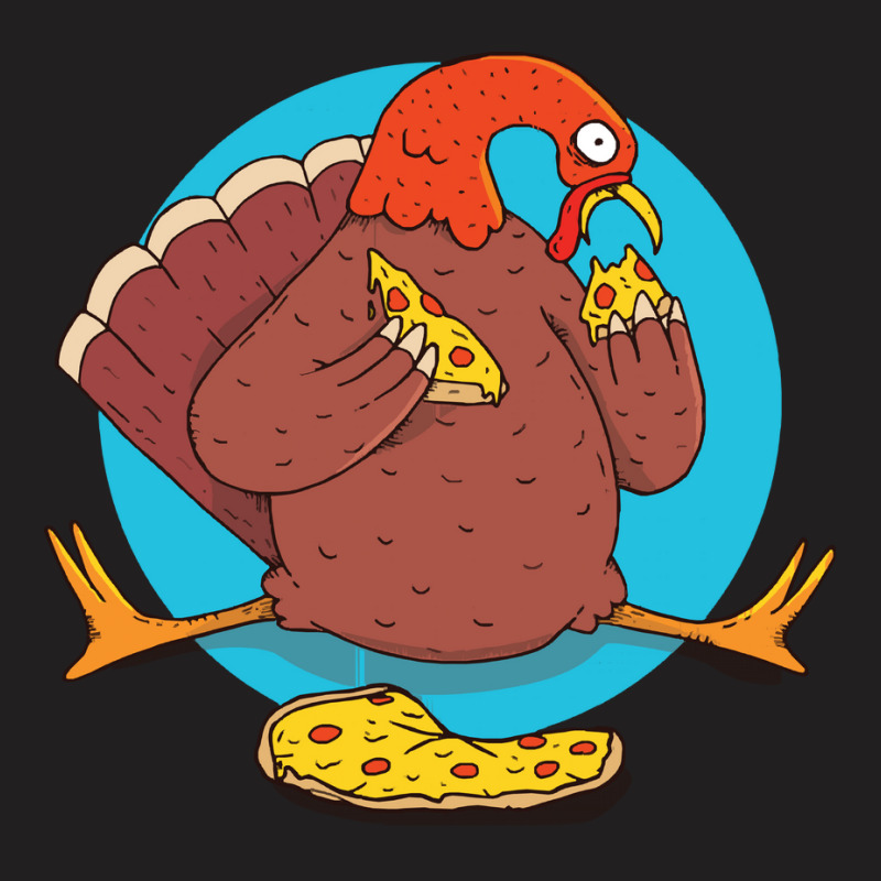 Thanksgiving Turkey Pizza T-shirt | Artistshot