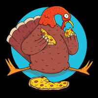 Thanksgiving Turkey Pizza V-neck Tee | Artistshot