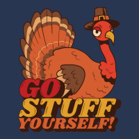 Thanksgiving Turkey Anti Thanksgiving Design - Go Stuff Yourself Men Denim Jacket | Artistshot