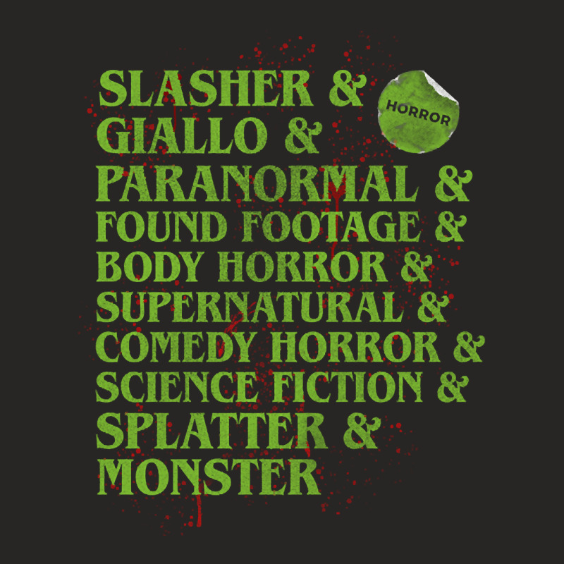 Horror Sub Genre Ladies Fitted T-Shirt by Kanjolen689 | Artistshot