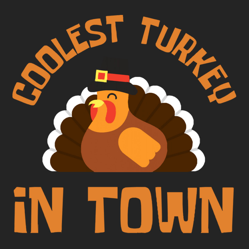 Thanksgiving Turkey Coolest Turkey In Town - Thanksgiving Day 3/4 Sleeve Shirt | Artistshot