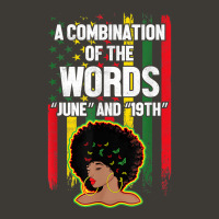 Combination Of The Words June 19th Women Black History T Shirt Bucket Hat | Artistshot