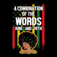 Combination Of The Words June 19th Women Black History T Shirt Long Sleeve Baby Bodysuit | Artistshot