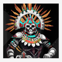 Dia De Los Muertos Aztec Warrior Calavera Mayan Mythology T Shirt Adjustable Cap | Artistshot