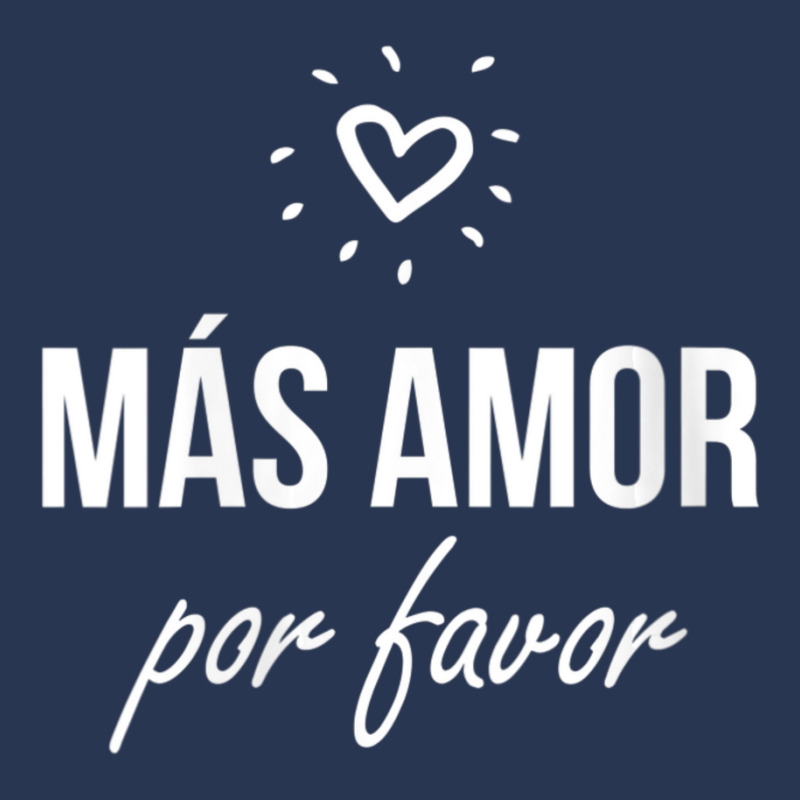 Womens Mas Amor Por Favor Cute Latin Quote Peace Love V-neck Ladies Denim Jacket by cm-arts | Artistshot