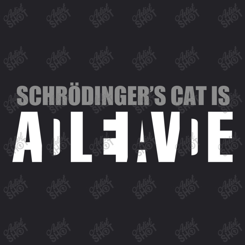 Schrödinger's Cat Is Adleiavde Youth Tee | Artistshot