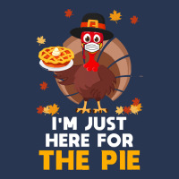 Thanksgiving Turkey Here For Pie Thanksgiving Funny Turkey Face Mask G Men Denim Jacket | Artistshot