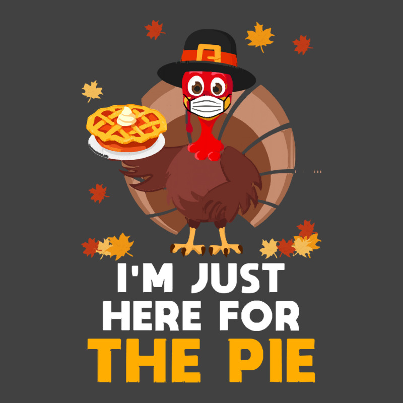 Thanksgiving Turkey Here For Pie Thanksgiving Funny Turkey Face Mask G Vintage T-shirt | Artistshot