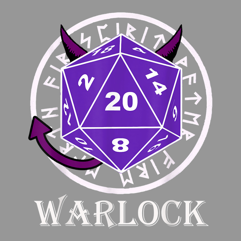 D20 Dice Warlock Rpg Class Tabletop Roleplaying Gift T Shirt Women's V-Neck T-Shirt by cm-arts | Artistshot