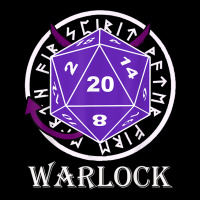 D20 Dice Warlock Rpg Class Tabletop Roleplaying Gift T Shirt Cropped Sweater | Artistshot