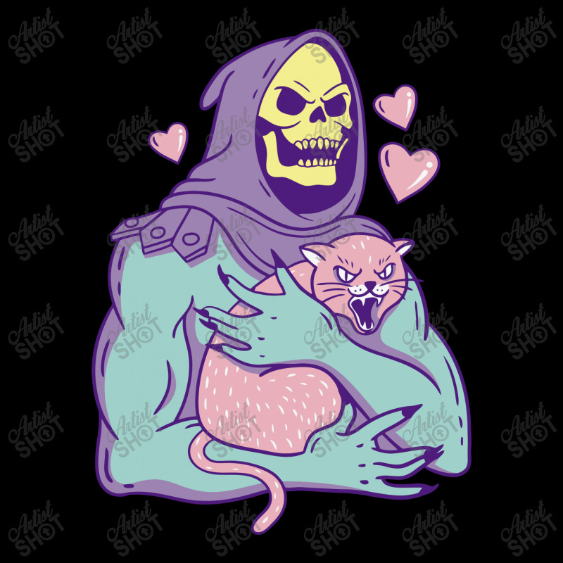 Skeletor's Cat Premium Scoop Zipper Hoodie | Artistshot