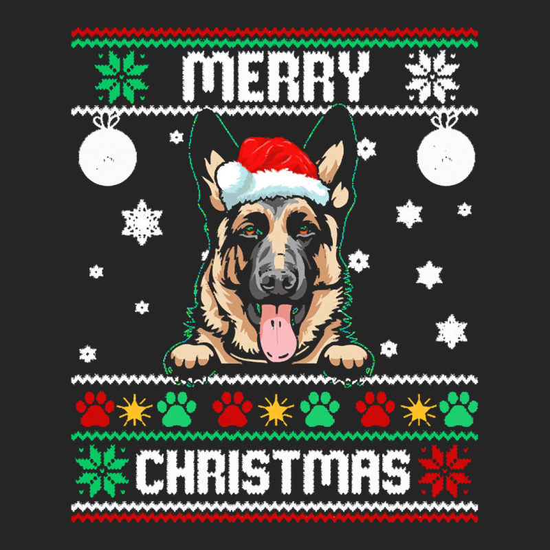 Ugly Merry Christmas German Shepherd Dog Xmas Dog Lover Christmas Unisex Hoodie | Artistshot