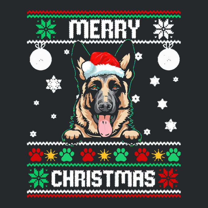 Ugly Merry Christmas German Shepherd Dog Xmas Dog Lover Christmas Crewneck Sweatshirt | Artistshot