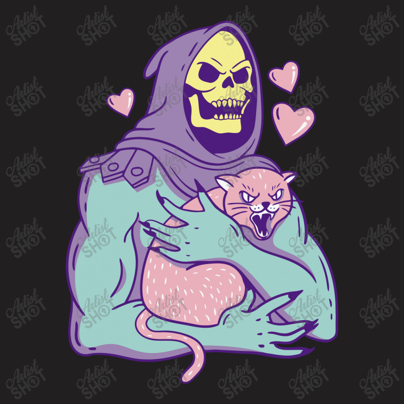 Skeletor's Cat Premium Scoop T-shirt | Artistshot