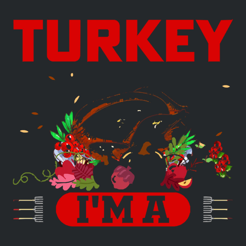 Thanksgiving Turkey I Don't See Any Turkey I'm A Flamingo Crewneck Sweatshirt | Artistshot