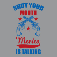 Shut Your Mouth 'merica Is Talking Crewneck Sweatshirt | Artistshot