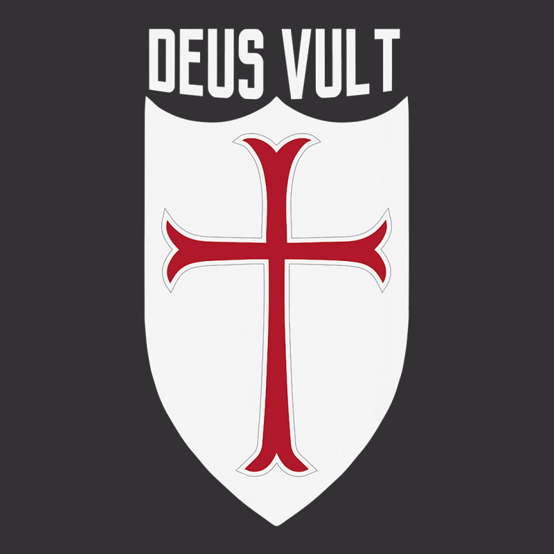 Deus Vult God Wills It Crusader Meme Vintage Hoodie And Short Set | Artistshot