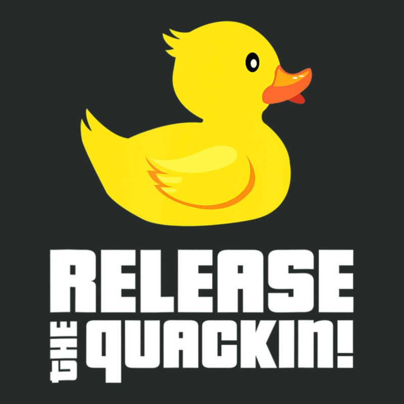 Release The Quackin! Yellow Rubber Ducks Women's Triblend Scoop T-shirt by cm-arts | Artistshot