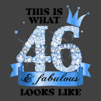 46 & Fabulous I Blue White Party Group Candid Photo Outfit Vintage T-shirt | Artistshot