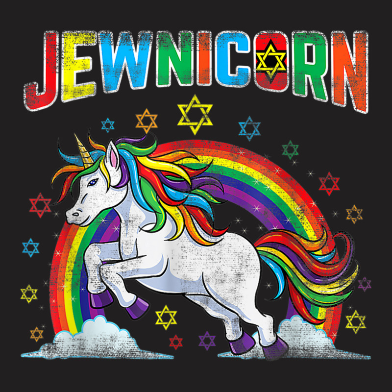 Jewnicorn Jewish Unicorn Hanukkah Chanukah T-shirt | Artistshot