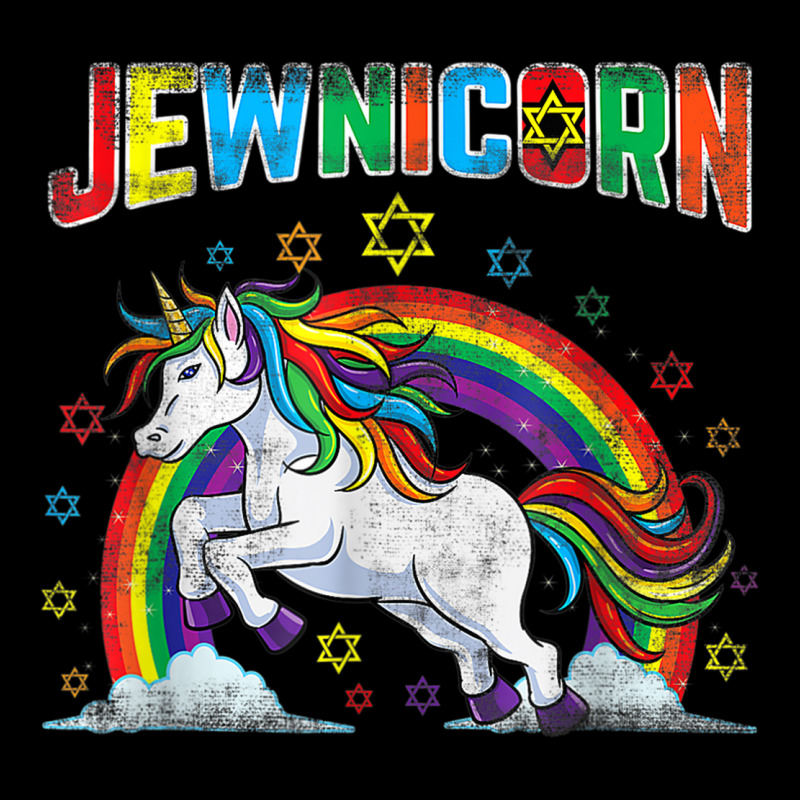 Jewnicorn Jewish Unicorn Hanukkah Chanukah Pocket T-shirt | Artistshot